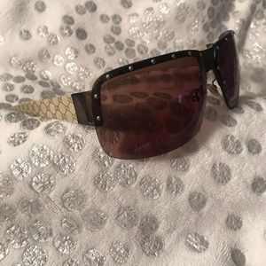 Gucci gold stud sunglasses